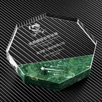 Nouveau Marble K9 Crystal Trophy sports football luxe idée créative prix trophées médailles plaques