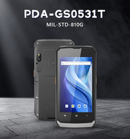 Geshem Zebra NFC 4GB IP65 Octa Core 5.0" Escáner de Código de Barras Industrial Portátil Robusto con WiFi, GPS y Lector de Huellas Dactilares