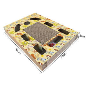 Grossiste Prix de gros Rond Chat Lit Grattoir Solide Toutes Saisons Intérieur 1kg Qualité Moderne Pet Fournitures Carton Au Vietnam - Product Image 5