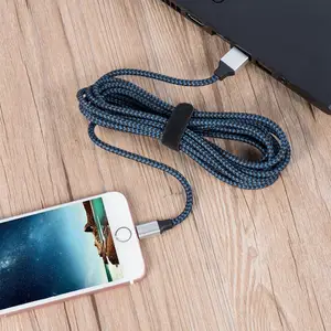 USB-кабель для быстрой зарядки в нейлоновой оплетке, кабель для зарядного устройства Polcd, линия типа C для iPhone, iPad, iPod, многоцелевой, оптовая продажа