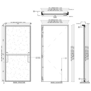 FHM-1038 Cotización Directa de Fábrica para Puertas Cortafuegos Modernas de Acero con Excelente Resistencia al Fuego para Supermercados, Hoteles, Centros Comerciales y Uso Exterior - Product Image 5