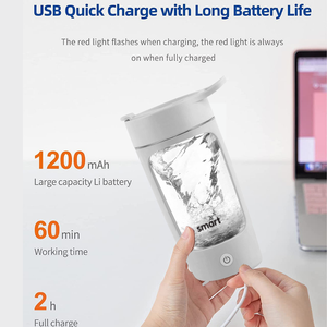 2022 Offre Spéciale populaire Logo personnalisé bureau utilisation à domicile <span class=keywords><strong>paresseux</strong></span> Auto remuer tasse électrique protéine shaker bouteille - Product Image 6