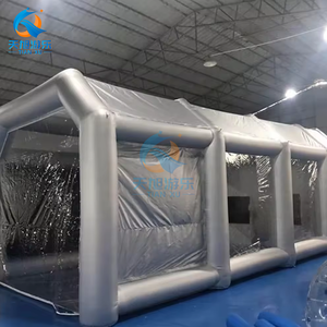 Grande tente gonflable imperméable de salon commercial d'abri de stationnement de voiture pour la protection extérieure de stationnement - Product Image 3