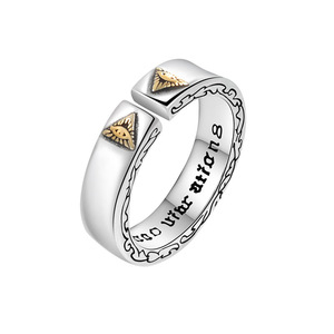 Nouvelle conception, bague l'Œil de la Prophétie, bague ouverte en cuivre, puissante bague <span class=keywords><strong>des</strong></span> Illuminati, bague <span class=keywords><strong>des</strong></span> vœux et de protection, bijoux pour hommes francs-maçons - Product Image 1