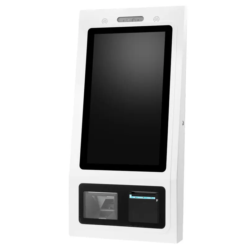 21.5 inç kapasitif dokunmatik ekran yazarkasa POS Kiosk makinesi için süpermarket Self kontrol Caja Registradora Kiosk
