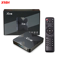 Nuevo Dispositivo Multimedia X98H con Android 12.0, Allwinner H618, Compatible con 4K Ultra HD, WiFi 6 de 2.4GHZ/5.8GHZ, LAN de 100M, BT5.0, H.265 HEVC