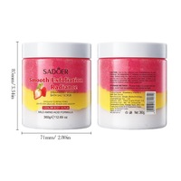 Gommage corporel exfoliant doux à la vitamine C et aux fruits naturels pour une peau nette et lisse