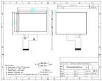 Module d'affichage LCD TFT de 4,3 pouces pour équipement de sécurité industrielle, équipement médical, machine