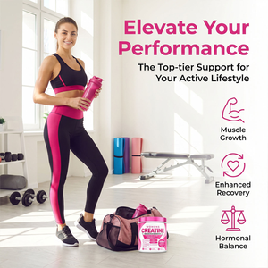 Integratore in Polvere per Donne: Creatina Monoidrato 5000mg, Inositolo, Biotina e <span class=keywords><strong>Collagene</strong></span> per Gestione dell'Energia e Allenamento - Product Image 4