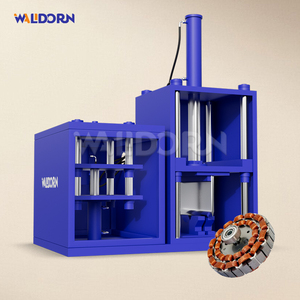 Solución llave en mano para el reciclaje de motores: Desmontaje de estatores con sistema de extracción de bobinados de cobre accionado por engranajes y separación de chatarra - Product Image 1
