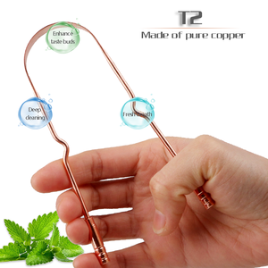 Cuidado bucal 100% raspador <span class=keywords><strong>de</strong></span> <span class=keywords><strong>lengua</strong></span> en forma <span class=keywords><strong>de</strong></span> U <span class=keywords><strong>de</strong></span> cobre puro para adultos y niños <span class=keywords><strong>limpiador</strong></span> <span class=keywords><strong>de</strong></span> <span class=keywords><strong>lengua</strong></span> - Product Image 2