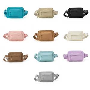 Tas Pinggang, tas pinggang kapasitas besar portabel anti air, tas selempang dengan tali panjang yang dapat disesuaikan - Product Image 6