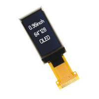 Módulo de Pantalla PMOLED de 0.96 Pulgadas, Resolución 64x128, Pantalla OLED Blanca, Interfaz SPI I2C para Dispositivos Integrados e IoT