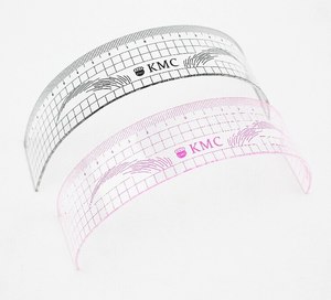 Pochoirs de maquillage Permanent en <span class=keywords><strong>plastique</strong></span>, règle pour les sourcils, outil de modelage, cosmétique, pour débutants, nouvelle collection - Product Image 3