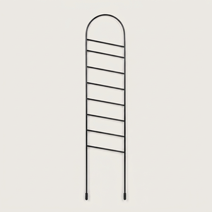 Lot de 2 supports métalliques pour plantes, 17,5 pouces de haut, arche moderne pour plantes grimpantes, support de jardin pour fleurs - Product Image 3