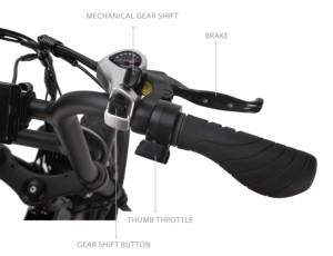 Bicicleta Eléctrica de Montaña Potente con Motor de 48V 750W 1000W y Neumáticos Anchos, Directo de Fábrica, 20 Pulgadas, Marca Baogl - Product Image 4