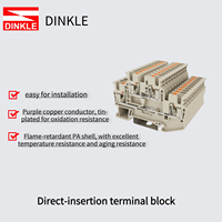 Borniers de raccordement sur rail DIN série DINKLE DP2.5N DPP2.5N
