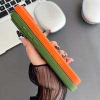 Étui de téléphone magnétique IDEAL Factory Luxury TechWoven Orange en tissu antichoc pour iPhone 14 15 16 17 18 Pro Max