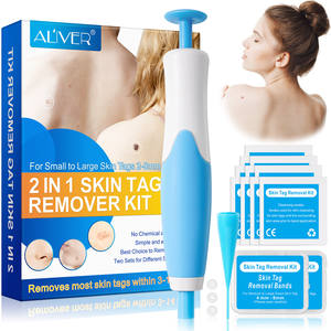 ALIVER Auto Kutil Kulit: <span class=keywords><strong>Removal</strong></span> Kit Aman untuk Kecil Ke Besar Perbaikan Halus Alat Perawatan 2-8Mm Kulit <span class=keywords><strong>Tag</strong></span> Remover Pen - Product Image 2