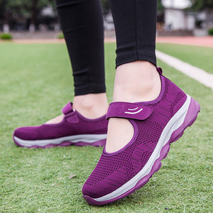<b>Women</b> Summer Mesh Walking <b>Shoes</b> Soft Rubber Sole Breathable Lightweight Fitness <b>Shoes</b> <b>For</b> <b>Elderly</b> Mothers - Product Image 4