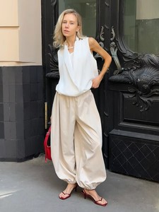VV New Cotton Style 2026 Spring Summer Street Trend Casual Lazy Wide-leg Loose <strong>Trousers</strong> <strong>for</strong> <strong>Women</strong> - Product Image 6