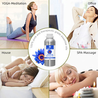 Huiles essentielles de lotus brutes en gros, 100% pures et naturelles, huile de lotus bleu de qualité thérapeutique pour le visage, l'aromathérapie et la beauté