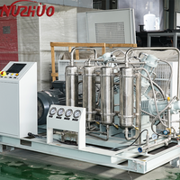 Compresseur de surpression d'azote NUZHUO à économie d'énergie pour le remplissage de bouteilles, station de remplissage d'azote, avec certifications CE ISO TUV