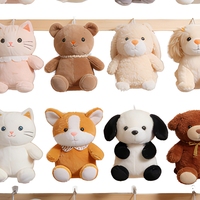 Pendentif en peluche super doux en forme d'animal avec rembourrage en coton PP, personnalisable ODM, directement de l'usine