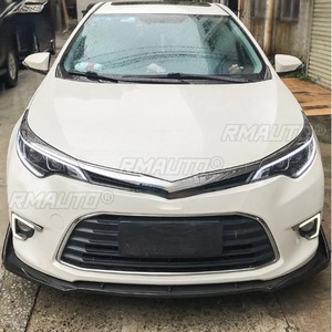 Lame de pare-chocs avant, séparateur de pare-chocs avant, diffuseur, protection de pare-chocs, kit carrosserie pour Toyota Corolla 2014-2019, accessoires automobiles - Product Image 3