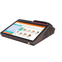 Système de point de vente (PDV) tout-en-un pour restaurant, écran tactile capacitif IPS 12,5 pouces 1080P Android/Windows, lecteur de cartes NFC 2D, Good Partner