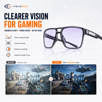 Lunettes de jeu anti-lumière bleue, monture optique transparente TR90, pour ordinateur, travail de bureau, compatibles avec les verres correcteurs, unisexe