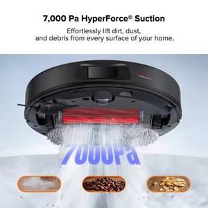 หุ่นยนต์ดูดฝุ่นถูพื้น Roborock Qrevo Pro พร้อมระบบล้างด้วยน้ำร้อน ระบบอบแห้งอัตโนมัติ ระบบตรวจจับสิ่งสกปรกอัจฉริยะ แรงดูด 7000 Pa - Product Image 3