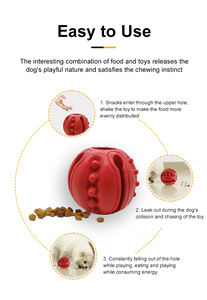 <strong>Dog</strong> Chew Toy Balls Durable <strong>Soft</strong> Rubber <strong>Dog</strong> Chew <strong>Bones</strong> for Aggressive Chewers Large Breed - Product Image 4