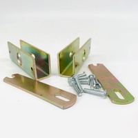 Pince en forme de U en métal plat en acier inoxydable Support en U en aluminium Pince de selle Matériel de montage avec système de mesure métrique en pouces