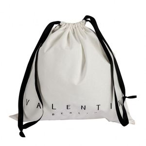 Manufacturer Custom <b>Canvas</b> Drawstring Bag Printed Logo Pulling Rope Model ZXY100604 for Advertising Use Universal Packaging - Product Image 2