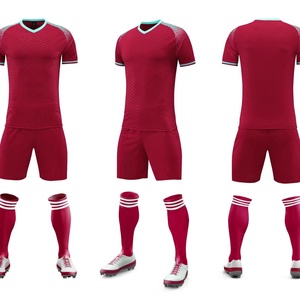 Maillot de football personnalisé pour adultes, 100% polyester, séchage rapide, respirant, couleur personnalisée, logo d'équipe OEM/ODM, uniforme d'entraînement - Product Image 2