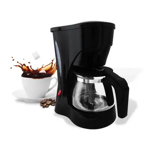 2023 Oem Custom Logo Hotel Thuis Keuken Gebruik Draagbare Cafe Machine 4 5 Cup Volautomatische Glazen Pot Infuus Koffiezetapparaat Voor Kantoor