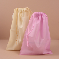 Double cordon de serrage non tissé poussière non tissé sac non tissé cordon de serrage cache-poussière sacs de rangement non tissé cordon de serrage sac pour chaussures