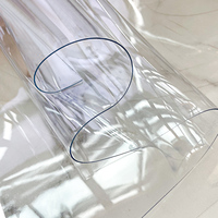 Nappe transparente en PVC super claire de 1,5 mm, imperméable et anti-taches, idéale pour la fabrication de housses de table DIY pour table à manger