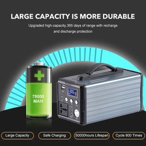 Giá tốt di động 50 100 wát cắm trại ngoài trời dã ngoại năng lượng mặt trời bề mặt gắn năng lượng hệ thống điện - Product Image 3