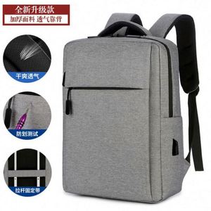 Large Capacity 20-39L Waterproof Multifunction Nylon USB Charger Anti-Theft Smart Unisex <b>Laptop</b> <b>Backpack</b> with Zipper Closure - Product Image 4