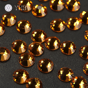 เดรสหินไรน์สโตน SS20พลอยเทียมสำหรับเล็บ SS48 SS40 SS34 SS30มีหลายขนาดให้เลือก - Product Image 2