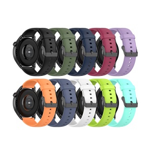 Ivanaze-Correa de silicona de repuesto para reloj Huawei <span class=keywords><strong>Honor</strong></span> <span class=keywords><strong>Watch</strong></span> <span class=keywords><strong>Magic</strong></span> 2 y GT2, banda de reloj deportiva transpirable de 20mm y 22mm, <span class=keywords><strong>42mm</strong></span> y 46mm - Product Image 1
