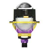 Lentille de projecteur Bi-LED 3 pouces 140W/paire pour phares de voiture, feux de croisement et de route universels, lumière directe 3.0, lentille de projecteur à faisceau large