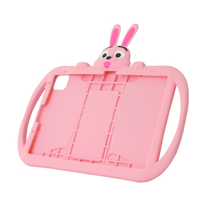 Étui JUNCHI 2026 Oreilles de Lapin pour <span class=keywords><strong>iPad</strong></span>, Protection 360° Douce au Toucher, Écologique, Lavable, Support Multi-Angles, Sécurité Bébé - Product Image 1