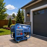 Générateur diesel silencieux à châssis ouvert de marque Yuchai 10 kW YC10GF-3 230 V 400 V monophasé/triphasé avec ATS pour l'exportation