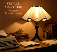 Lampe de chevet en forme de pétale, digne d'Instagram, lampe de table nordique haut de gamme pour une ambiance romantique dans la chambre et le bureau