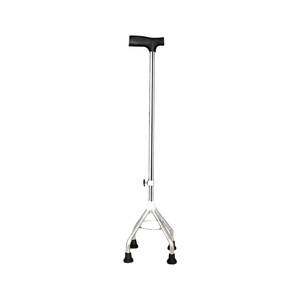 ไม้เท้าสแตนเลสแบบปรับได้สี่ขา น้ำหนักเบา ช่วยพยุงสำหรับผู้สูงอายุ - Product Image 2