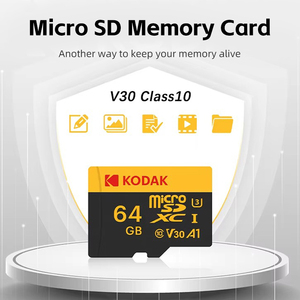 การ์ดหน่วยความจำ KODAK TF 64GB V30 Class10 U3 A1 สำหรับโทรศัพท์มือถือ - Product Image 1