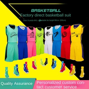 Ensemble de maillots de basket-ball pour hommes et femmes, sans manches, 100% polyester, été, grande taille, entraînement, compétition, maillot d'équipe - Product Image 1